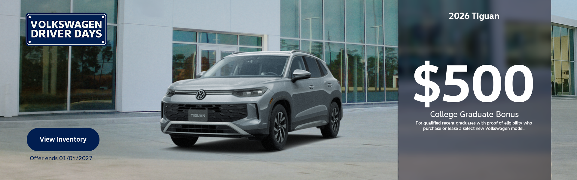 26 Tiguan College Grad